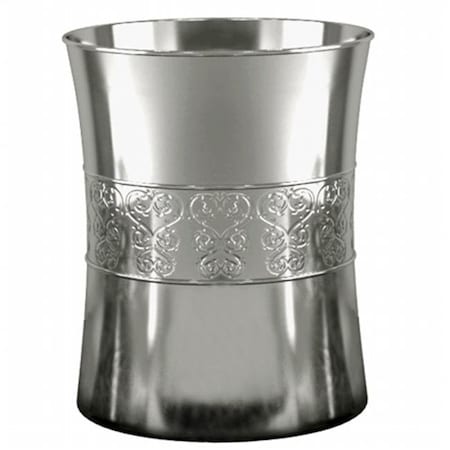 Nu Steel Mercury Glass Wastebasket MG8H